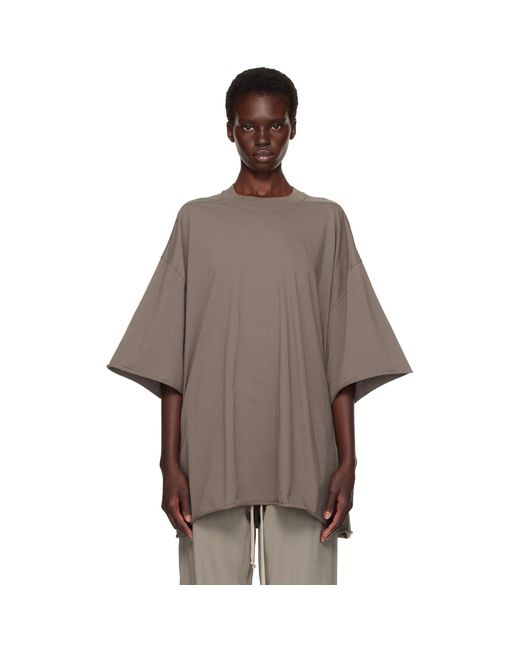 Rick Owens Brown Tower Tommy T-Shirt