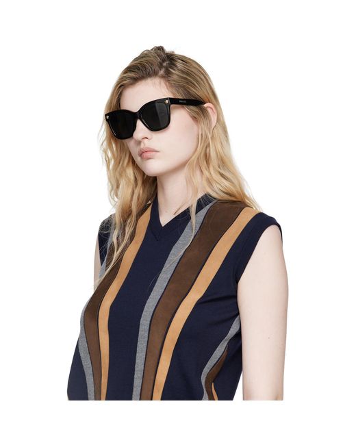 Versace Black Square Sunglasses