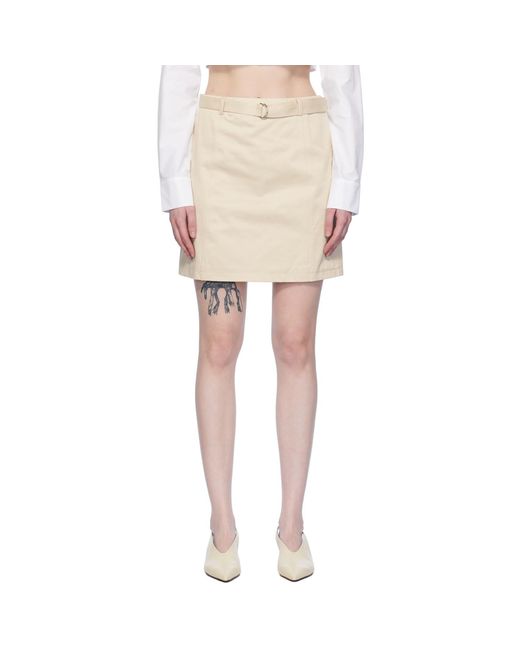 Elleme Black Belted Miniskirt
