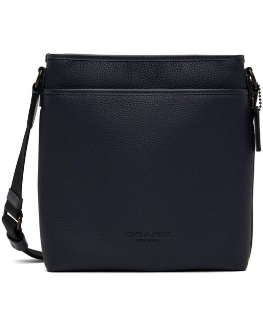 COACH Navy Gotham Slim Crossbody Messenger Bag in Black for Men Lyst Canada