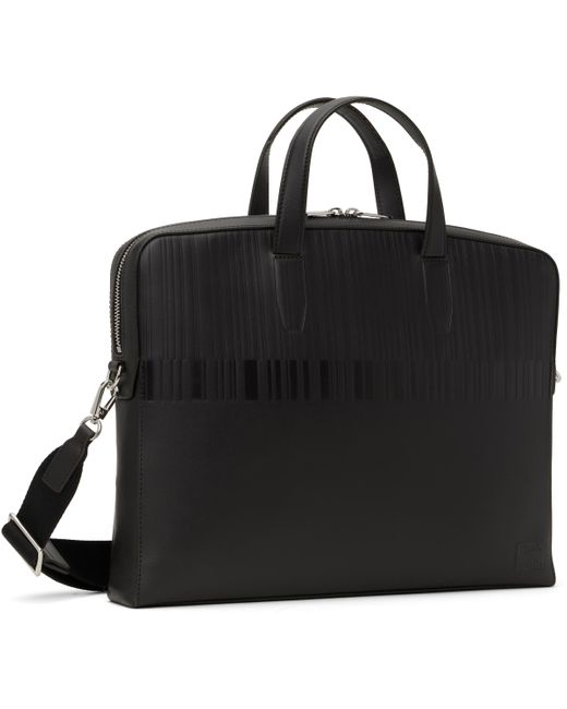 Porte-Document À Deux Volets Brun En Cuir À Rayures Shadow Paul Smith pour homme en coloris Black