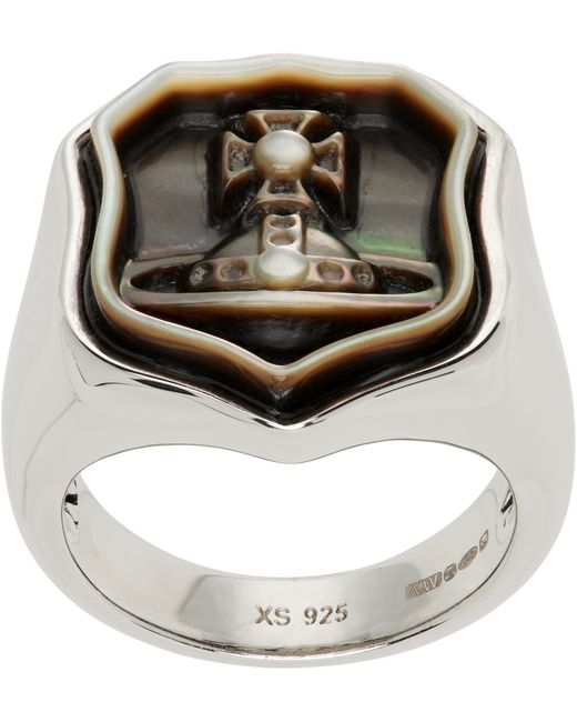 Vivienne Westwood Metallic Johan Ring for men