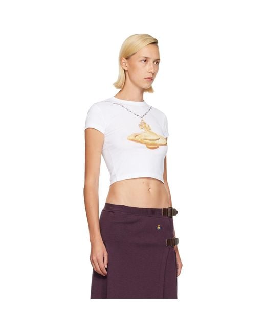 Vivienne Westwood White Orb Baby Peru T-Shirt