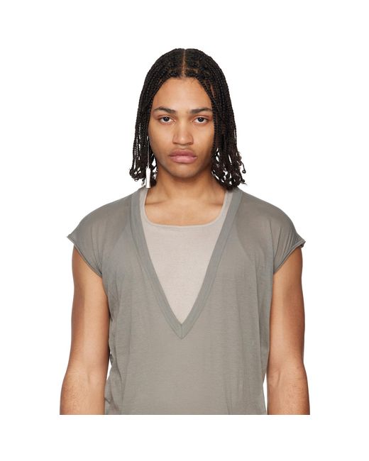 Rick Owens Black Temple Sister Single Earring for men