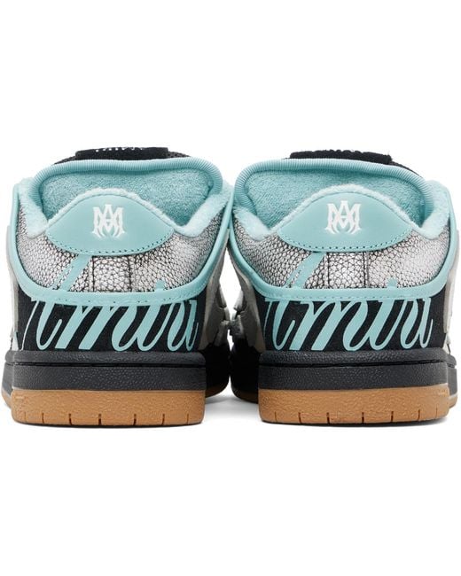 Amiri Black Xl Skel Top Low Sneakers for men