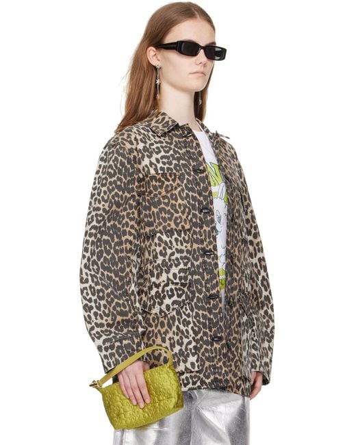 Ganni Multicolor Leopard Jacket