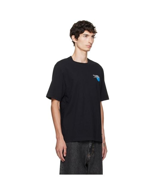 Maison Kitsuné Black Fortune Fox Comfort T-Shirt for men
