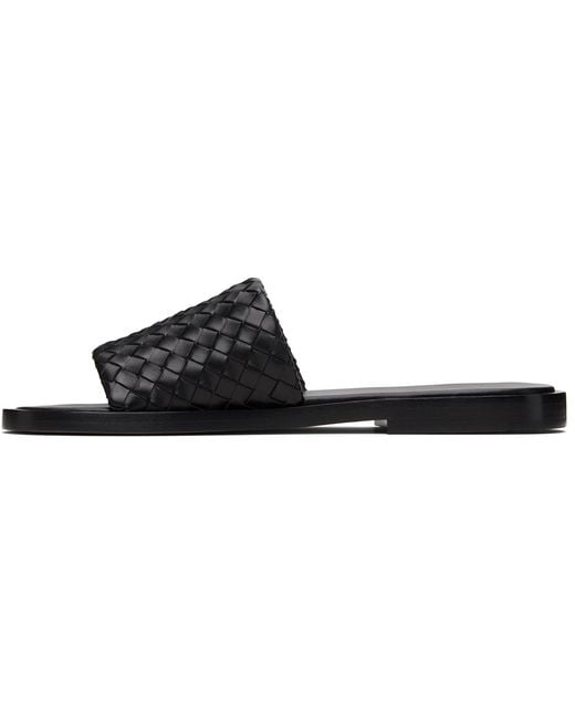 Bottega Veneta Black Elio Mules for men