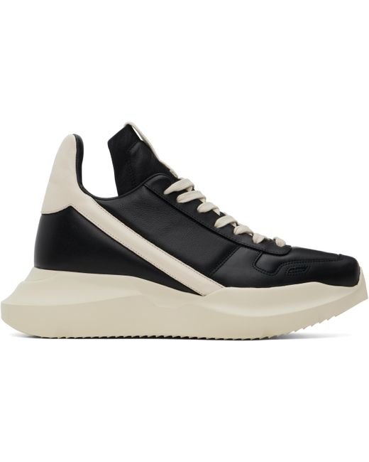 Rick Owens ブラック Hollywood Geth Runner スニーカー メンズ メンズ Rick Owens ブラック Hollywood Geth Runner スニーカー