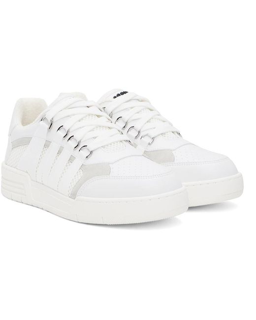 Moschino Black White Streetball Sneakers for men