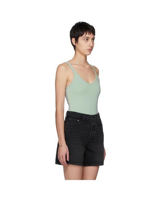 Rag & Bone Green Archetype Roxie Bodysuit
