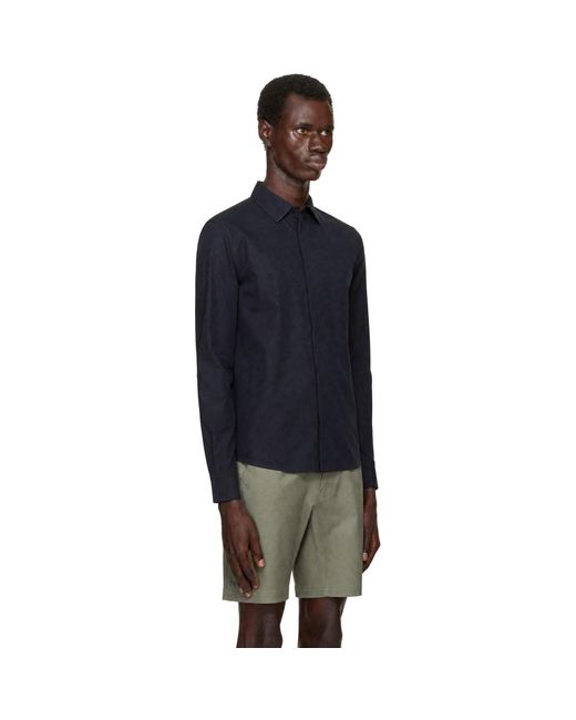 Veilance Blue Stema Ls Shirt for men