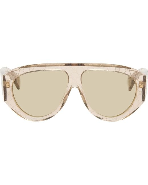Gucci Black Mask Frame Sunglasses
