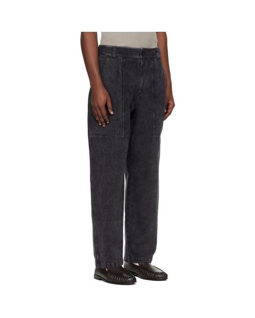 Isabel Marant Black Ilyan Jeans for men