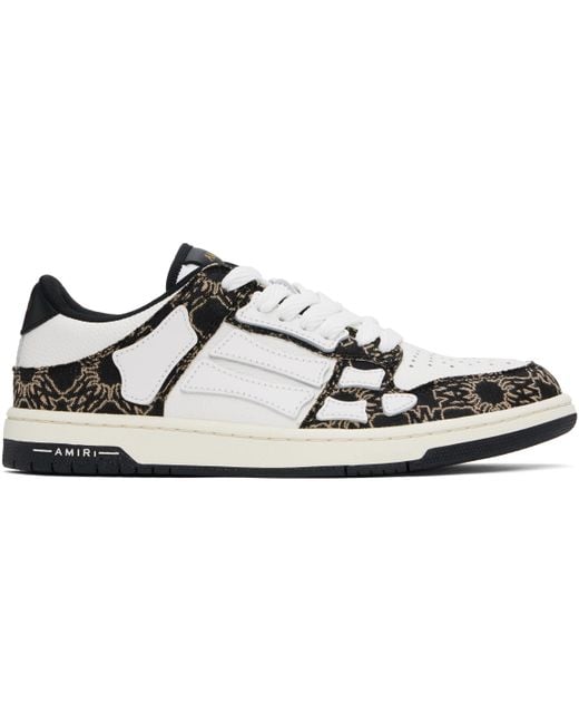 Amiri Black Ma Quad Skel Top Low Sneakers for men