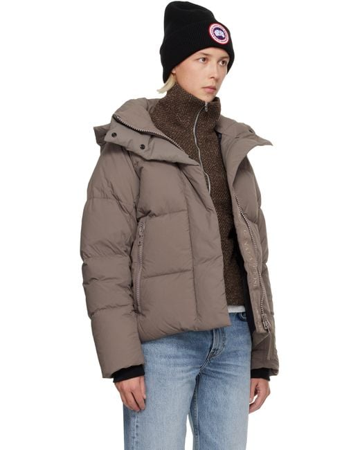 Canada Goose Brown Taupe Junction Down Jacket