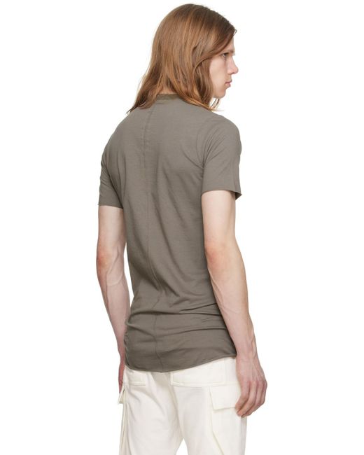 Rick Owens Multicolor Gray Basic T-shirt for men
