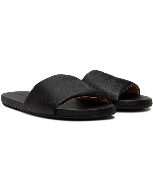 Marsèll Black Spanciata Sandals for men