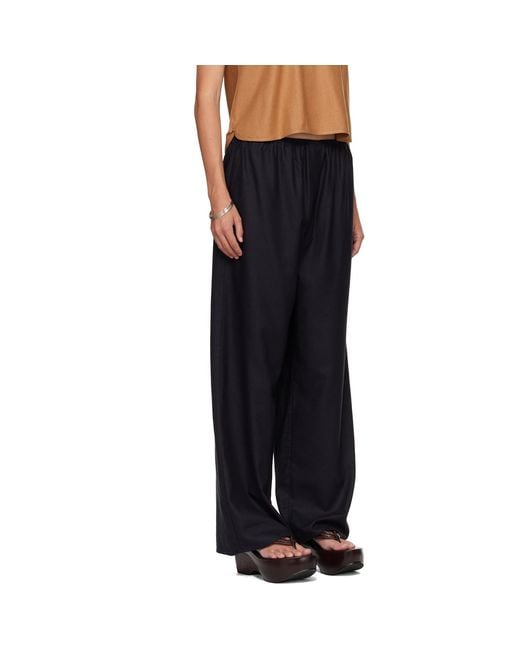 Baserange Black Stoa Lounge Pants