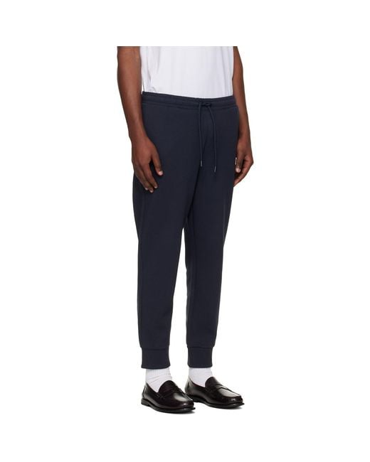 Boss Black Stretch-Cotton Logo Detail Track Pants for men