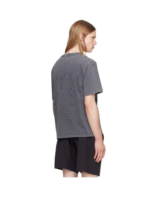 Satisfy Gray Mothtech T‑Shirt for men