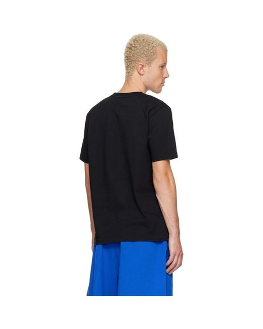 Off-White c/o Virgil Abloh Black Big Bookish Regular T-Shirt for men