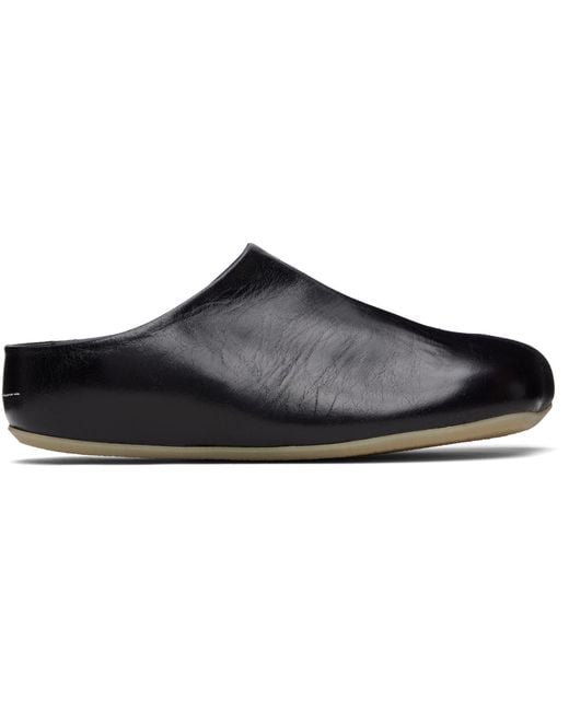 MM6 by Maison Margiela Black Factory Sabot Loafers