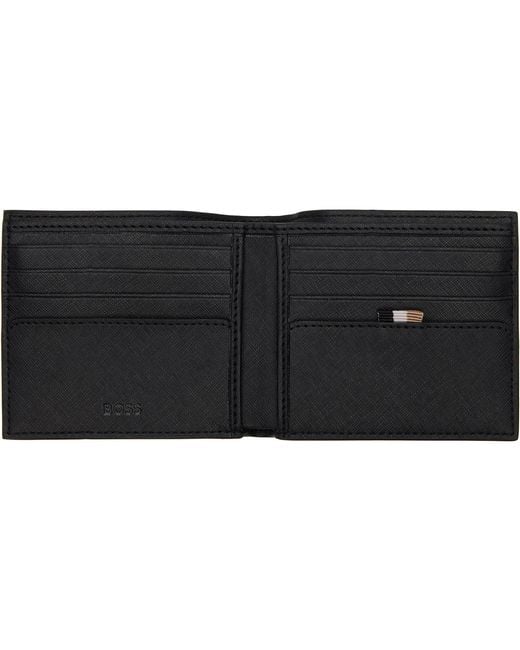 Boss Black Foil Logo Wallet for men