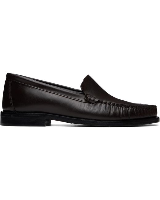Aeyde Black Arthur Apron Loafers