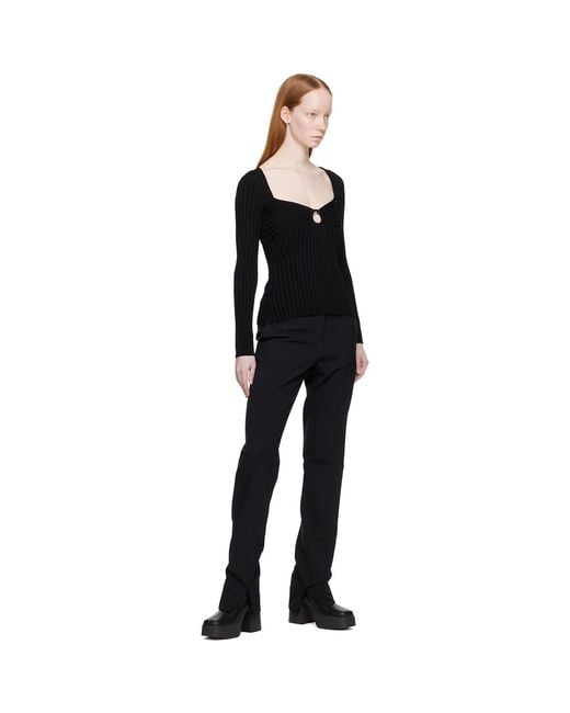 Stella McCartney Black V-neck Sweater