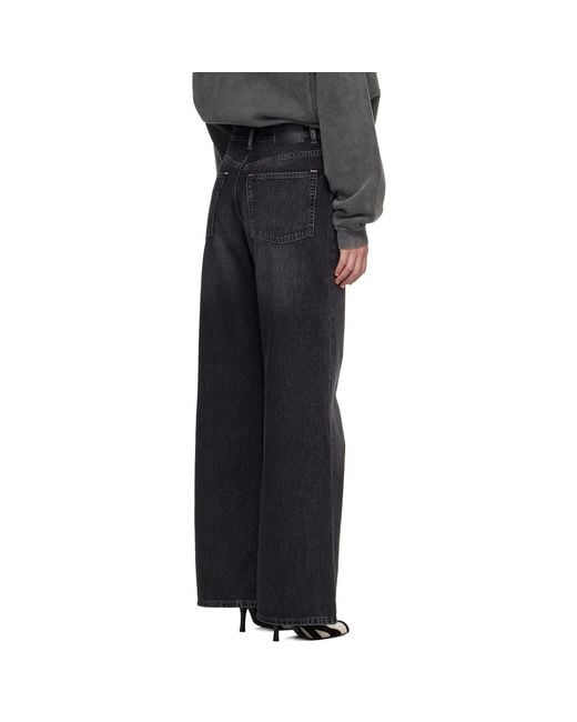Acne Black 2022F Regular Fit Jeans