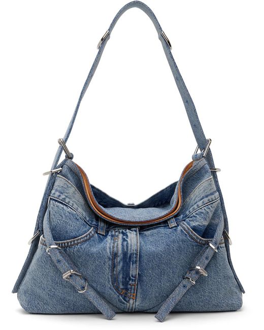 Givenchy ブルー デニム ミディアム Voyou Boyfriend バッグ Blue