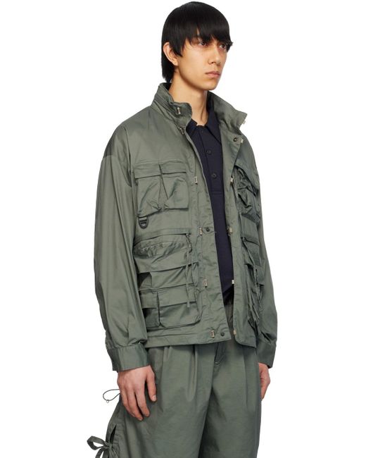 Blouson utilitaire vert F/CE pour homme en coloris Black