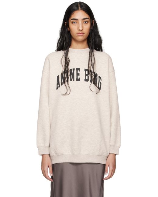 Anine Bing Natural Off- Tyler Sweatshirt