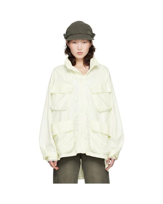OPEN YY Natural Cargo Pocket Wind Jacket