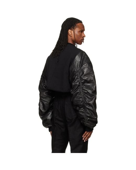 Rick Owens Black Tower Secchia Jacket for men