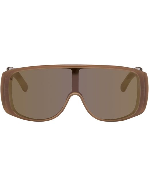 MM6 by Maison Margiela Black Mask Sunglasses