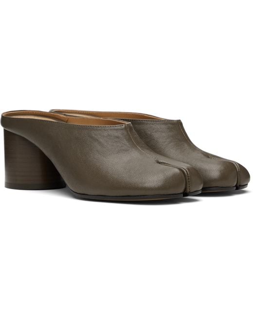 Maison Margiela Black Tabi Décolleté Mule Heels