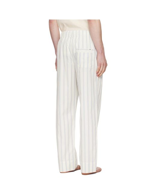 Tekla White Off- & Poplin Pyjama Pants for men