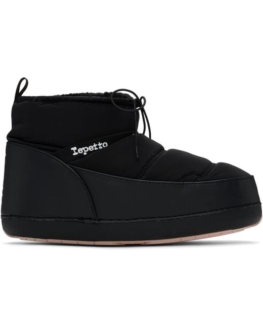 Repetto Black Gentiane Ankle Boots