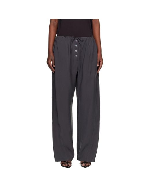 Studio Nicholson Black Hera Trousers