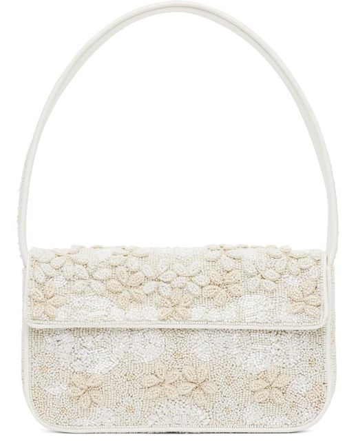Staud Natural Off- Tommy Beaded Bag