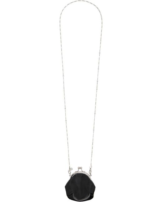 Y's Yohji Yamamoto Black Metal Clasp Necklace