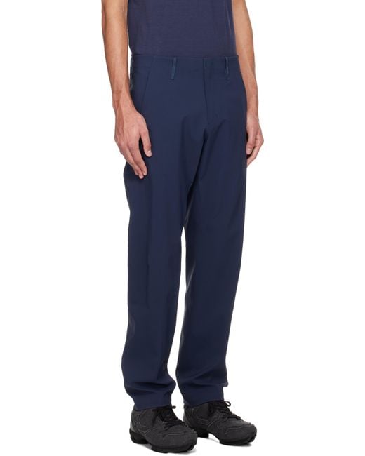 Veilance Blue Indisce Mx Trousers for men