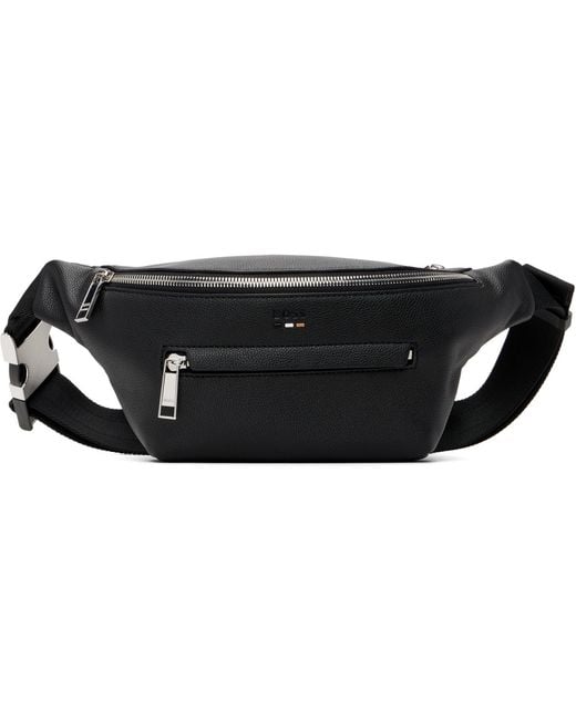 Boss Black Emed Belt Bag for men