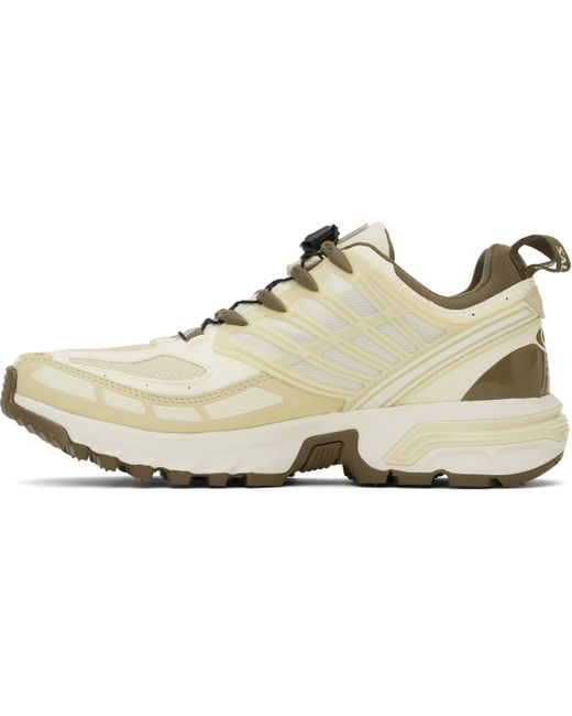 Baskets Pro Jaune Et Brun À Membrane En Gore-Tex À Technologie Agile Chassis System Salomon en coloris Black