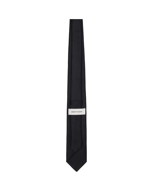 Ernest W. Baker Black Classic Tie for men