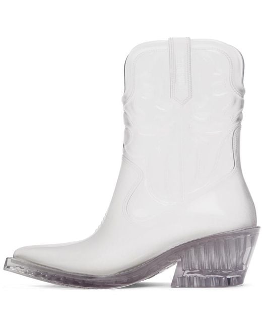 Melissa White Texas Boots