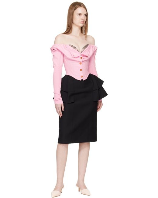 Manolo Blahnik Black Moiramu Mules