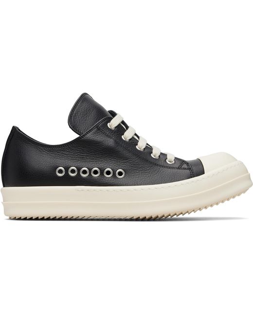 Rick Owens Black Temple Extreme Low Sneakers for men